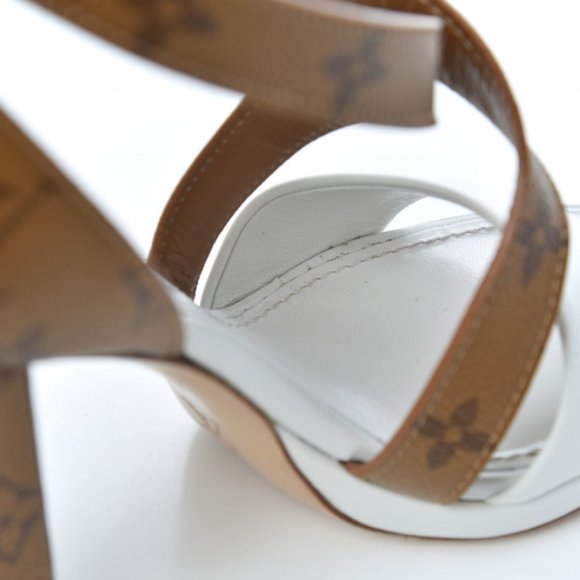 *NEW* LOUIS VUITTON Calfskin Reverse Monogram Matchmake Cross Sand - Picture 7 of 9